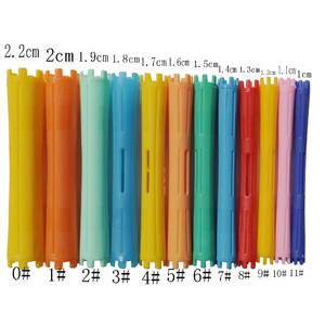 Juego de Rizadores de Plástico, Rizadores <span class=keywords><strong>Grandes</strong></span>, Kit de Ondulación en Frío para Mujer, Herramientas de Peluquería con Barra Permanente, Estilo Rizado, Esponjoso y Ondulado - Product Image 4