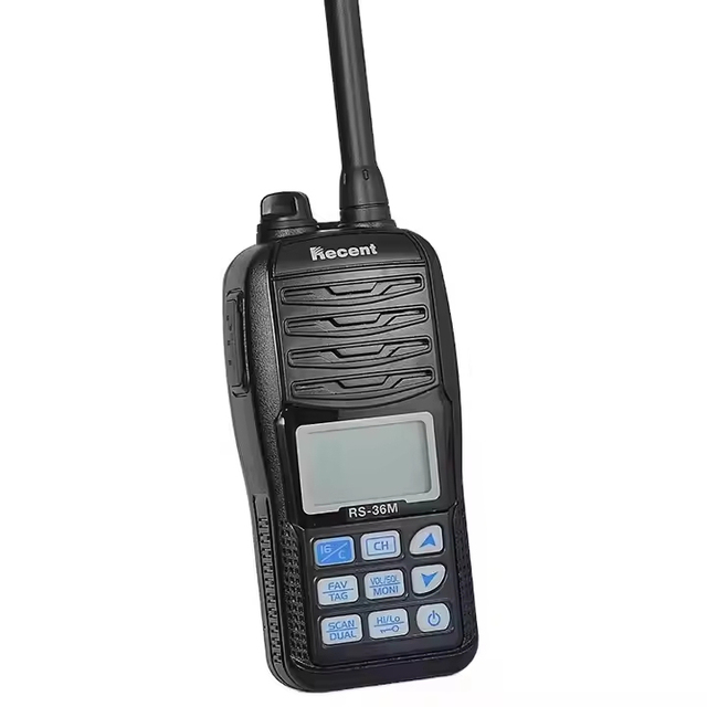 RS-36M 5W IP67 Float Waterproof VHF Marine Radio 156-161.45Mhz Transceiver NOAA Weather Auto Scan Walkie Talkie N2545