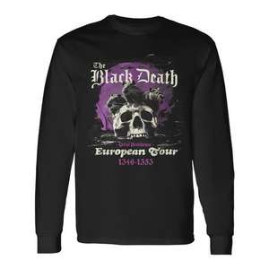 Camiseta de manga larga The Black Death European Tour 1346-1555 - Product Image 1