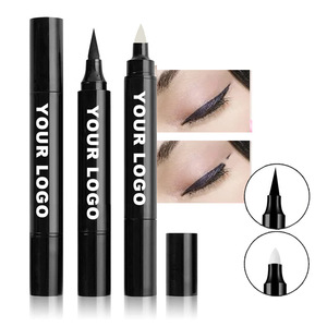 Crayon Eyeliner Minéral Cosmétique Haute Qualité Marque Privée Eyeliner Liquide Imperméable Stylo Eyeliner Double Embout avec Gomme - Product Image 5