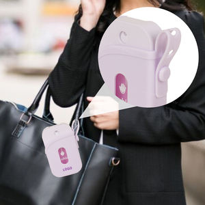 2026 Luxus Geschenk Parfüm Aufbewahrung halter mit verstellbaren Lanyard Mini Flaschen Abdeckung Silikon Parfüm Schutz tasche - Product Image 4