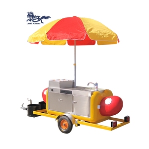 Carretto per Hot Dog in Alluminio JX-HS230 per Venditori Ambulanti di Snack per Uso Esterno - Product Image 2