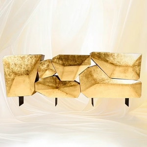 Buffet italien en <span class=keywords><strong>bois</strong></span> massif casier irrégulier avancé de luxe pour salle à manger Villa salon entrée de la maison meubles modernes - Product Image 1