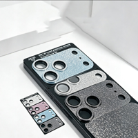 Protection d'objectif photo intégrale électroplaquée AR AF en métal scintillant pour iPhone 18 Pro, 17 Pro, 18 Pro Max, 17 Pro Max