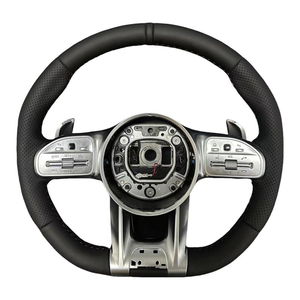 Ensemble de volant de direction en cuir pour <span class=keywords><strong>Mercedes</strong></span> Benz AMG Cls Glc Gle Gls Gla Cla W204 W205 W177 W206 W213 W217 W221 W222 W223 - Product Image 1