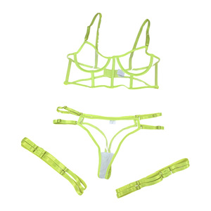 New High Quality Luxury See-Though Mesh Lingerie <b>Set</b> <b>Sexy</b> Fishbone <b>Bra</b> <b>Set</b> for Mature Woman - Product Image 6