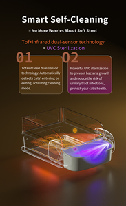 Neue Serie Automatische Katzen toilette Offene Katzen toilette mit selbst reinigender Wifi-Katzen toilette mit App-Steuerung - Product Image 6