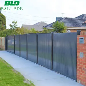 Fornitore della cina recinzione in alluminio giardino esterno recinzione recinzione di sicurezza cancello