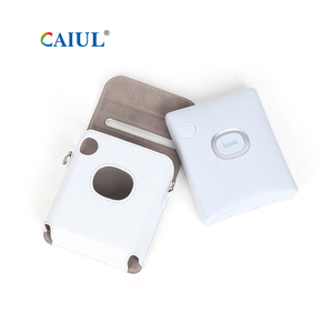 Étui de protection de voyage pour <span class=keywords><strong>imprimante</strong></span> pour Smartphone Fujiflim <span class=keywords><strong>Instax</strong></span> Square <span class=keywords><strong>Link</strong></span> avec bandoulière Rangement facile à transporter - Product Image 1