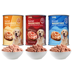 OEM EASA Gourmet Mousse Pate DOG Boîtes de nourriture 375g Nourriture humide en conserve pour <span class=keywords><strong>chien</strong></span> Snacks pour animaux de compagnie friandises Nourriture humide pour <span class=keywords><strong>chien</strong></span> et chat - Product Image 3