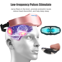 Maux de tête électriques et soulagement de la migraine Insomnie Relaxation Stress Aide au sommeil Appareil de massage Microcurrent Pulse Tool Head Massager