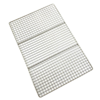 Grille de cuisson robuste en acier inoxydable pour barbecue, résistante à la rouille, pour camping, fumoir et foyer extérieur