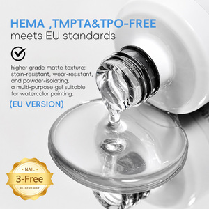 Private Label Silky Matte Top <strong>Coat</strong> HEMA Free TPO Free Professional Sealer for Nail Art Bulk Wholesale 5kg Drum OEM ODM Gel - Product Image 5
