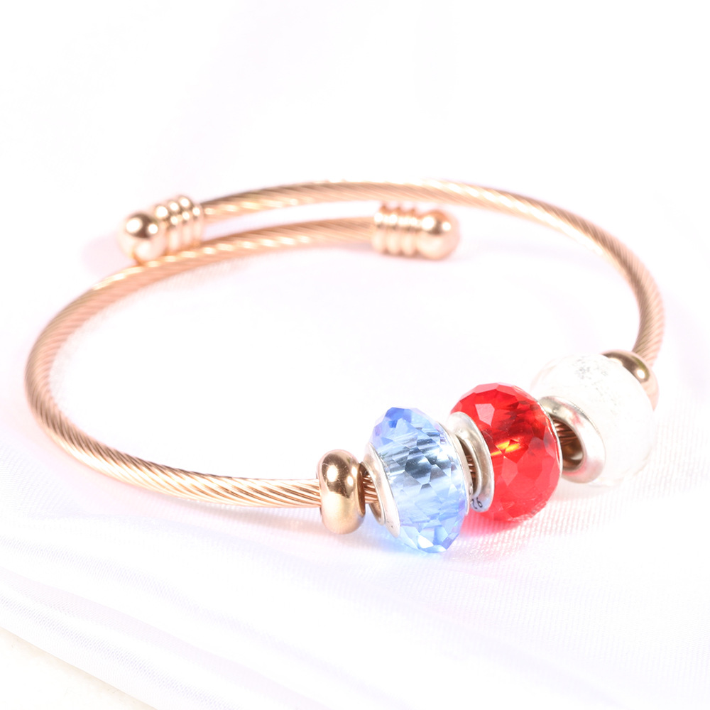 Rose gold beads