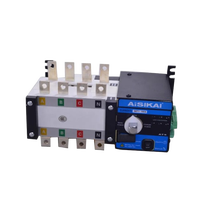 Aisikai 400A 4P ATS Genset Commutateur de transfert automatique Groupe électrogène diesel électrique Contrôleur de démarrage automatique à double changement de puissance