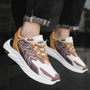 Chaussures de sport décontractées légères pour hommes, avec coussin EVA, doublure en coton, chaussures de marche en mesh pour l'extérieur - Product Image 1