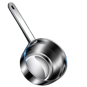 Stainless Steel Water Ladle Heavy Duty Long Handle Kitchen Soup <b>Pot</b> Milk <b>Pot</b> Solid Color Utensil - Product Image 1