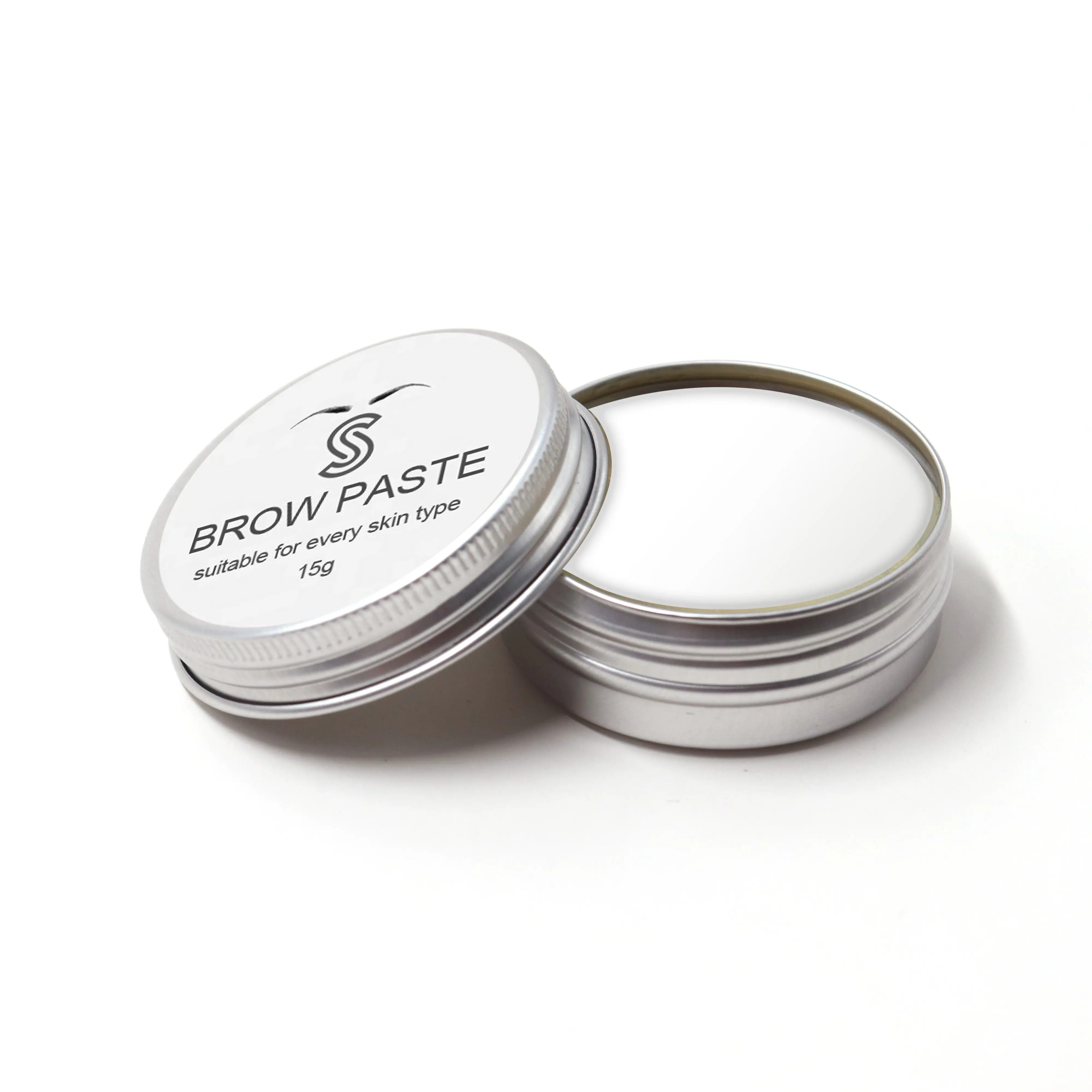 White Brow Paste Eyebrow Private Label Mapping Paste Brow Shape and Define Eyebrow Tinting Tool