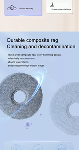 Intelligent Automatic Cleaning Floor Robotic Wet and <b>Dry</b> Mopping Machine Floor <b>Mop</b> Robot Electric Floor Cleaning Sweeper Robot - Product Image 5