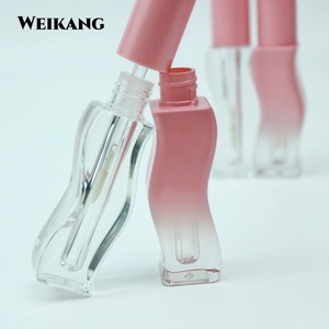 Tube de brillant à <span class=keywords><strong>lèvres</strong></span> vide de 2,5 ml, contenant de luxe rose pour gloss, emballage cosmétique personnalisé, flacon de teinte à <span class=keywords><strong>lèvres</strong></span> avec applicateur - Product Image 5