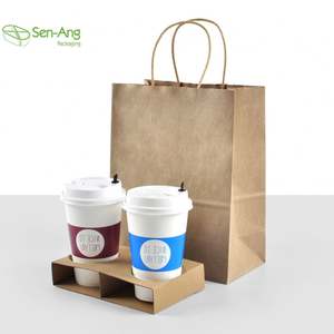 SenAng05 Sacs en papier kraft jetables bon marché pour aliments, pâtes, personnalisés, instantanés, sacs cadeaux - Product Image 3