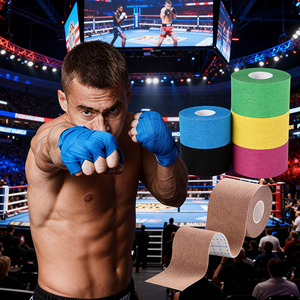 Nastro Adesivo in Cotone e Rayon con Ossido di Zinco Xingda, Personalizzabile, 5cm/10cm, Nastro Atletico in Schiuma, Traspirante e Resistente all'Acqua - Product Image 2