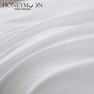 ชุดเครื่องนอน3ชิ้นชุดผ้าปูที่นอนสีขาวขนนุ่มสุดหรูสิ่งทอภายในบ้าน - Product Image 2