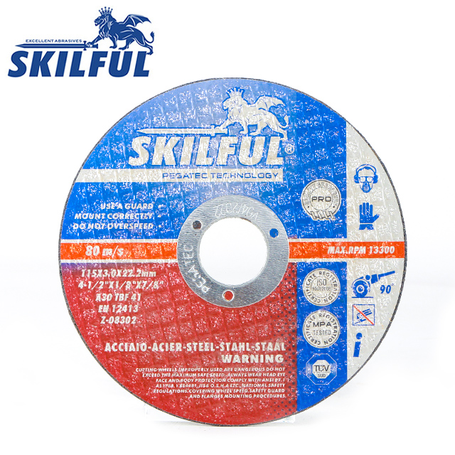 Хорошее качество 115x3,0x22,2 мм Универсальное T41/T42 Карбидное режущее колесо en12413