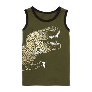 Wholesale Knitted Casual 100% Cotton Animal Children Boys Tank Top From Bangladesh - Product Image 4