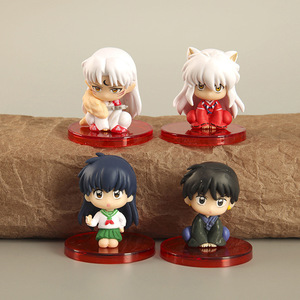 Vente en gros de figurines miniatures en PVC de haute qualité, modèle de figurine Higurashi Kagome Sesshoumaru, ensemble de jouets Kikyou <span class=keywords><strong>Inuyasha</strong></span> - Product Image 3