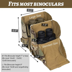 Arnés de Binoculares de Nailon 500D con Diseño Innovador para Exteriores, Bolsa de Almacenamiento para Binoculares con Cubierta Impermeable - Product Image 2