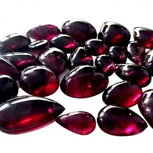 Vente en gros au meilleur prix rubis naturel tourmaline légère pierres précieuses en vrac couleur rouge à facettes semi-précieuse poire cabochon forme toutes tailles - Product Image 1