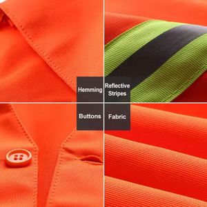 Tela para Ropa de Trabajo de Seguridad para Trabajadores de Saneamiento, Chaleco Reflectante Personalizado de Fábrica con Logotipo - Product Image 2
