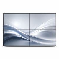 Mur vidéo LCD ultra-fin de 55 pouces avec cadre de 1,8 mm, écran HD sans soudure pour salle d'exposition, bureau, hall d'entrée