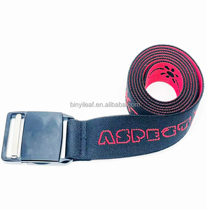 3.8CM Özel Logolu Polyester Kauçuk Kanvas Kumaş Dokuma Jakarlı Elastik Esnek Kemer Manyetik Tokalı Capeesh Kayak Kemeri Erkekler İçin - Product Image 3