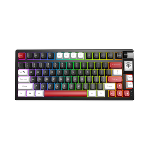 Teclado mecánico personalizado con interruptor rojo, batería de 4000mAh inalámbrica para Bluetooth, 79 teclas, teclado, teclas mecánicas - Product Image 1