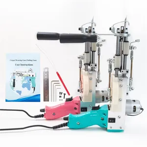 Het Duo Heeft Onlangs Geüpgraded Cut & Loop Stapel Tufting Gun 2 In 1 Tufting Machine Ak Tapijt Tufting Tools