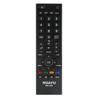Télécommande universelle HUAYU RM-L890 de remplacement pour Smart TV LED, contrôle tactile, 42 boutons, code roulant, code fixe, en plastique