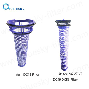 Remplacement pour les aspirateurs Dys V11 SV14 V10 SV12 V8 <span class=keywords><strong>V6</strong></span> DC59 DC49 Série Nombreux types de filtres pour aspirateurs Dysons V11 - Product Image 4