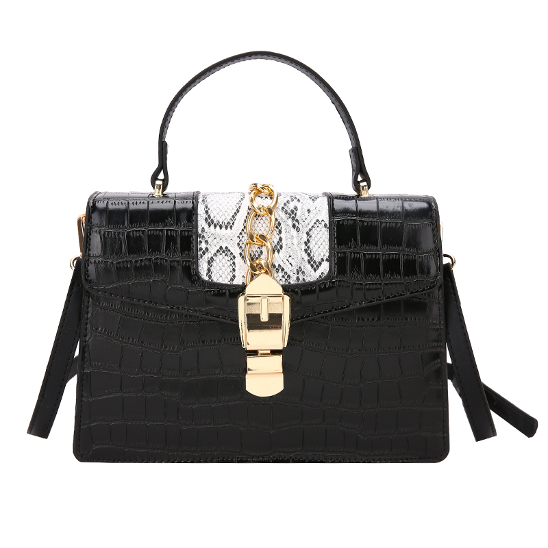 2023 New High Quality Vegan Leather Crossbody Bags Snakeskin Purse Messenger Leather Tote Bag Women Handbag Satchel