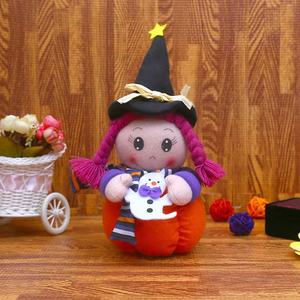 Poupée en peluche d'Halloween directement de l'usine, poupée amusante, poupée de chiffon, citrouille, petite sorcière, décorations et ornements - Product Image 3
