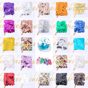 AM-FMH08 Palloncini Circolari in PET con Paillettes Metalliche Arcobaleno e Colori Solidi per Decorazioni Festive e Matrimoni - Product Image 3