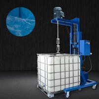 Mélangeur de détergent IBC 1000 litres en acier inoxydable, agitateur de produits chimiques, mélangeur de savon liquide électrique pour réservoir IBC