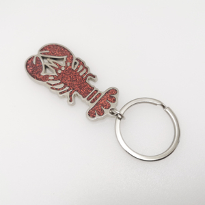 Hot Bán 2D/3D Kim Loại Dễ Thương Động Vật Tôm Hùm Tôm Tôm Tôm Keychain <span class=keywords><strong>Mini</strong></span> Pet Cà Phê Khuyến Mãi Thủ Công Quà Tặng Tùy Chỉnh Thiết Kế - Product Image 3