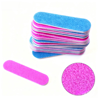 Limes à ongles miniatures double face, bandes de ponçage ultra-fines pour le polissage et le façonnage des ongles, soin des ongles