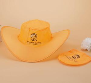 Custom Full Color Sublimation Printing Polyester Folding Beach Sun Hat