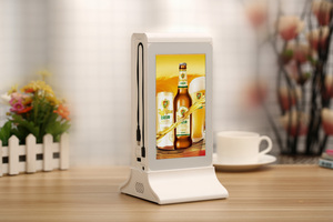 Đ<span class=keywords><strong>a</strong></span>-chức năng bảng Máy nghe nhạc quảng cáo với Dual 7 inch HD hiển thị, Wifi 6, Bluetooth, NFC thanh toán và quảng cáo phần mềm - Product Image 5