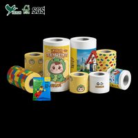 Papier en pâte de bois absorbant l'encre à base d'eau, enduit écologique, imprimable et découpable pour emballages de boîtes mystères/sacs et figurines d'anime