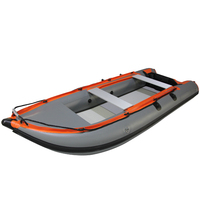 KAYAK 370cm Dark Light Bateau gonflable certifié CE avec tapis d'air personnalisé en hypalon et PVC
