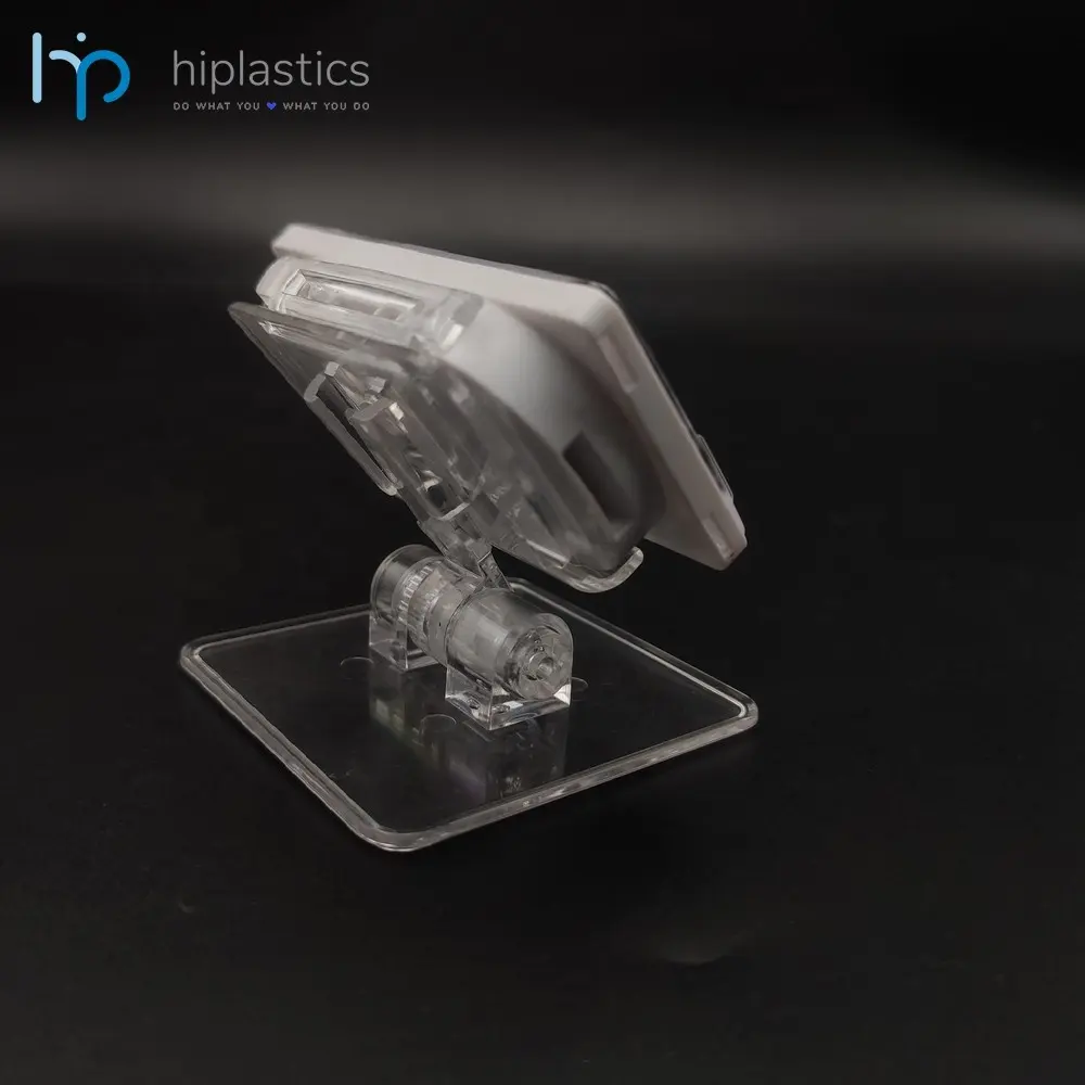 Hiplastics Plastic High Transparency Tabletop Display Stand für kompatibles digitales Preis schild ESL